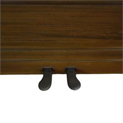 Edwardian C. Bechstein mahogany cased upright piano, with ivory keys and two pedals, manufactured expressly for J Dunnill Wakefield, serial no. , H123cm, W150cm