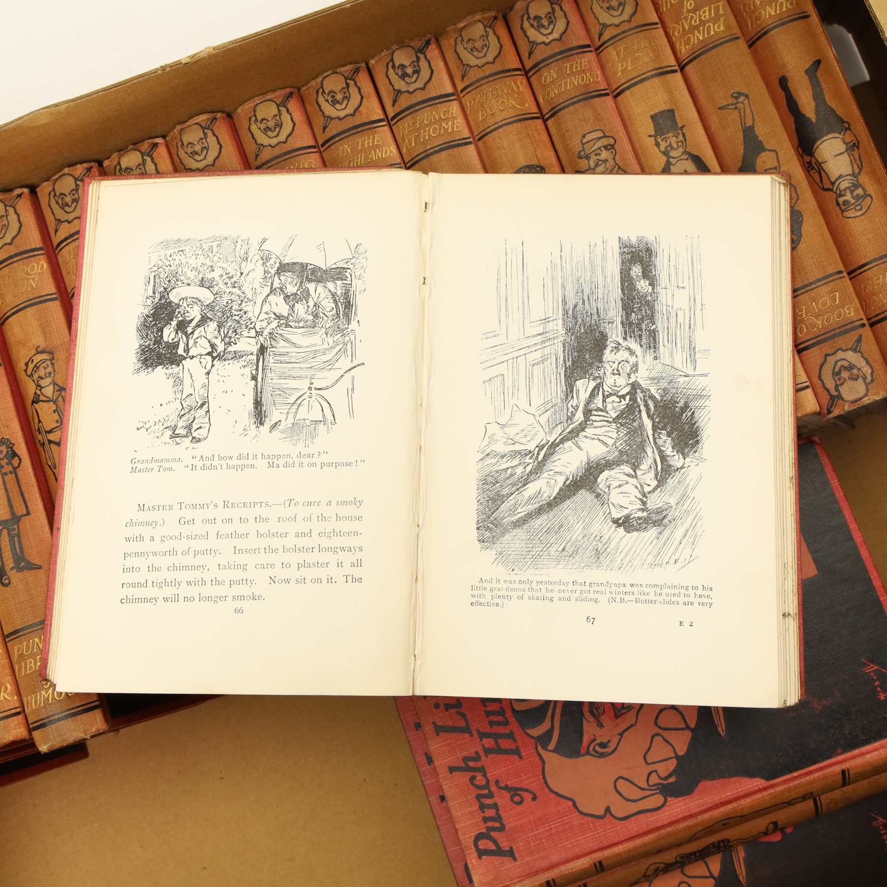 Punch Library of Humour published by Educational Book Co., 23 volumes