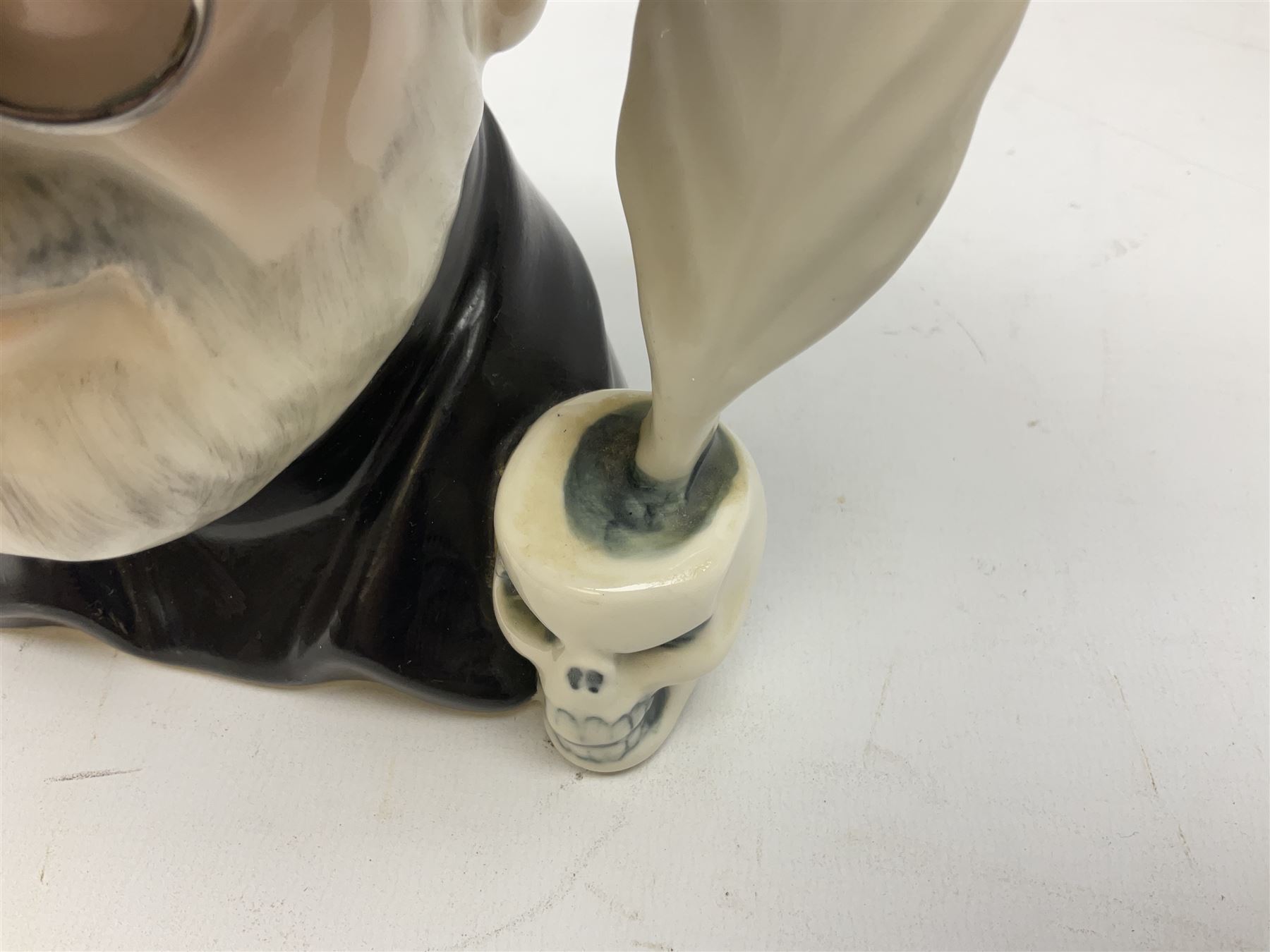 Grayshott Pottery limited edition Terry Pratchett character jug 184/1500, with certificate, H19cm