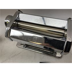 Spong & Co. no.3 table mounted coffee grinder and Ethos fetty pasta machine