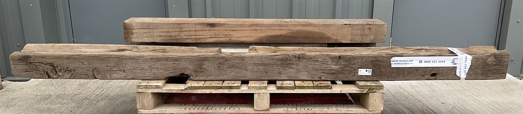 Four oak bream and various old doors