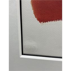 Allen Jones RA (British 1937-): 'Rosso' Head and Shoulder Portrait, limited edition chromolithograph signed in pencil with BolaffiArte blind stamp 27cm x 20cm