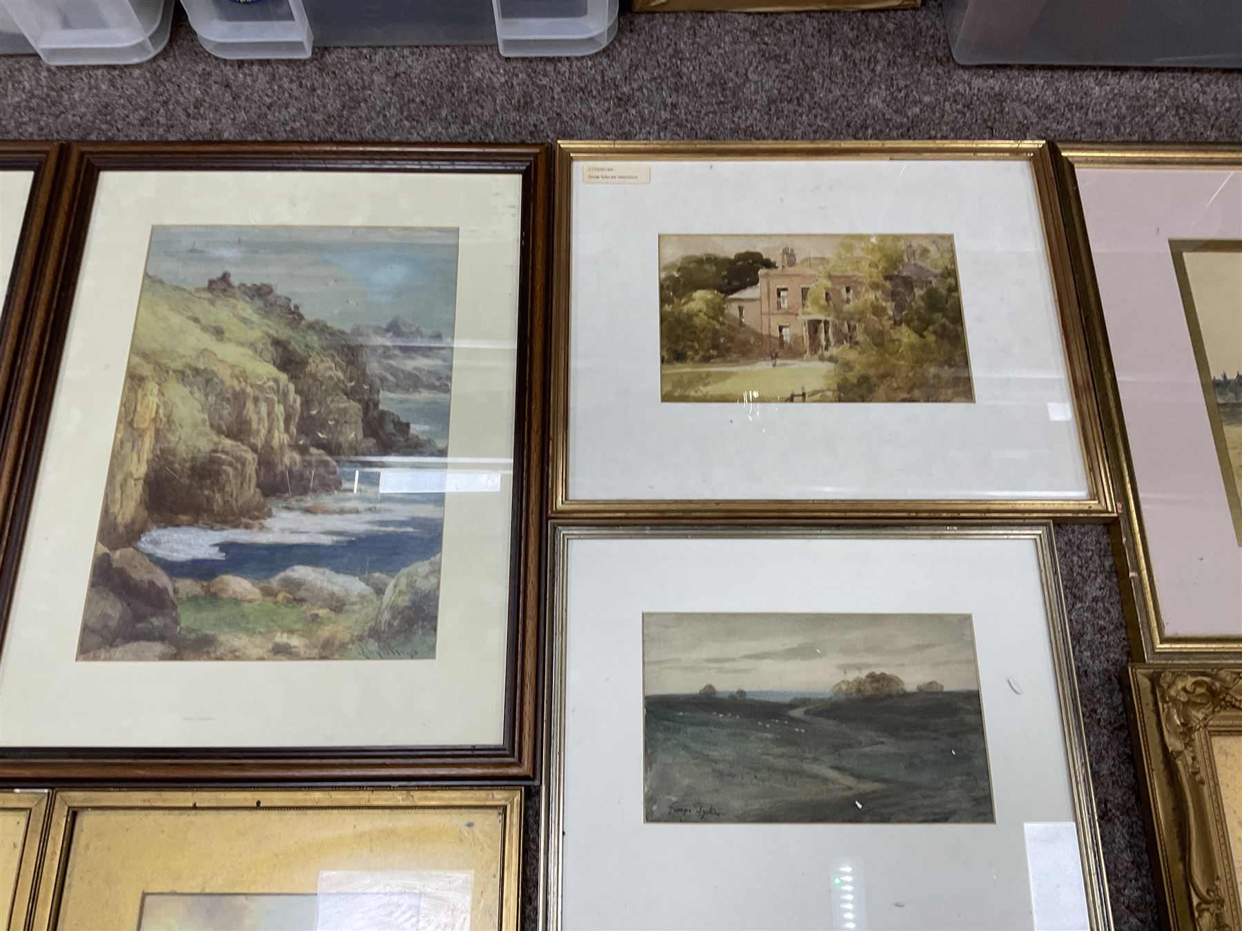 Collection of principally early 20th century watercolours, artists including George Sykes, David James Carr, W Hamilton Booth, Kate Patterson, C Maurice, J Russell, etc