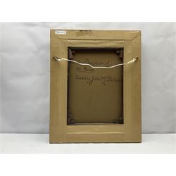 John Robert Dicksee (British 1817-1905): 'The Daughter of the House', oil on canvas signed with monogram, titled verso 45cm x 34cm