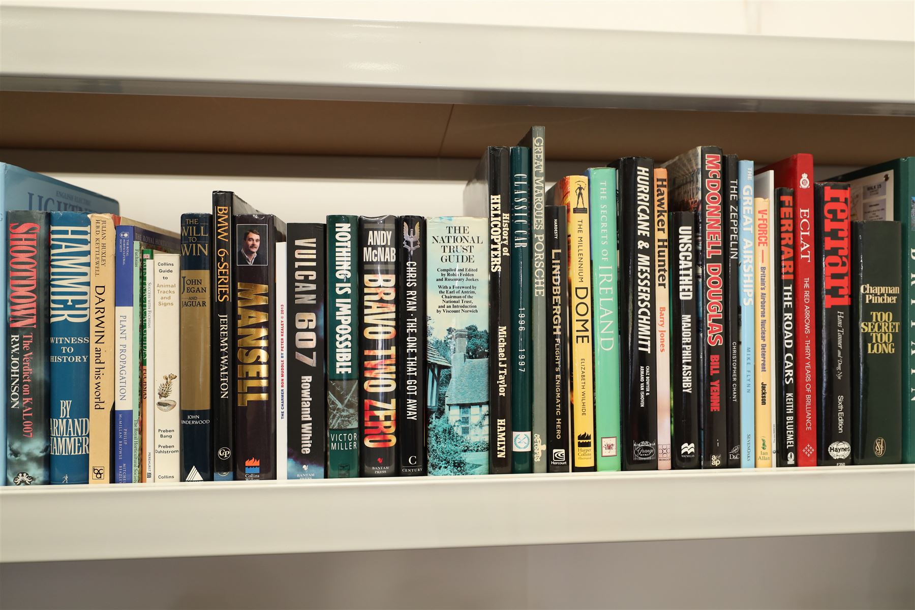 Collection of books to include, motoring, auto-biographies, The Modern Motor Engine I, II & III, cooking, music, fiction and non-fiction