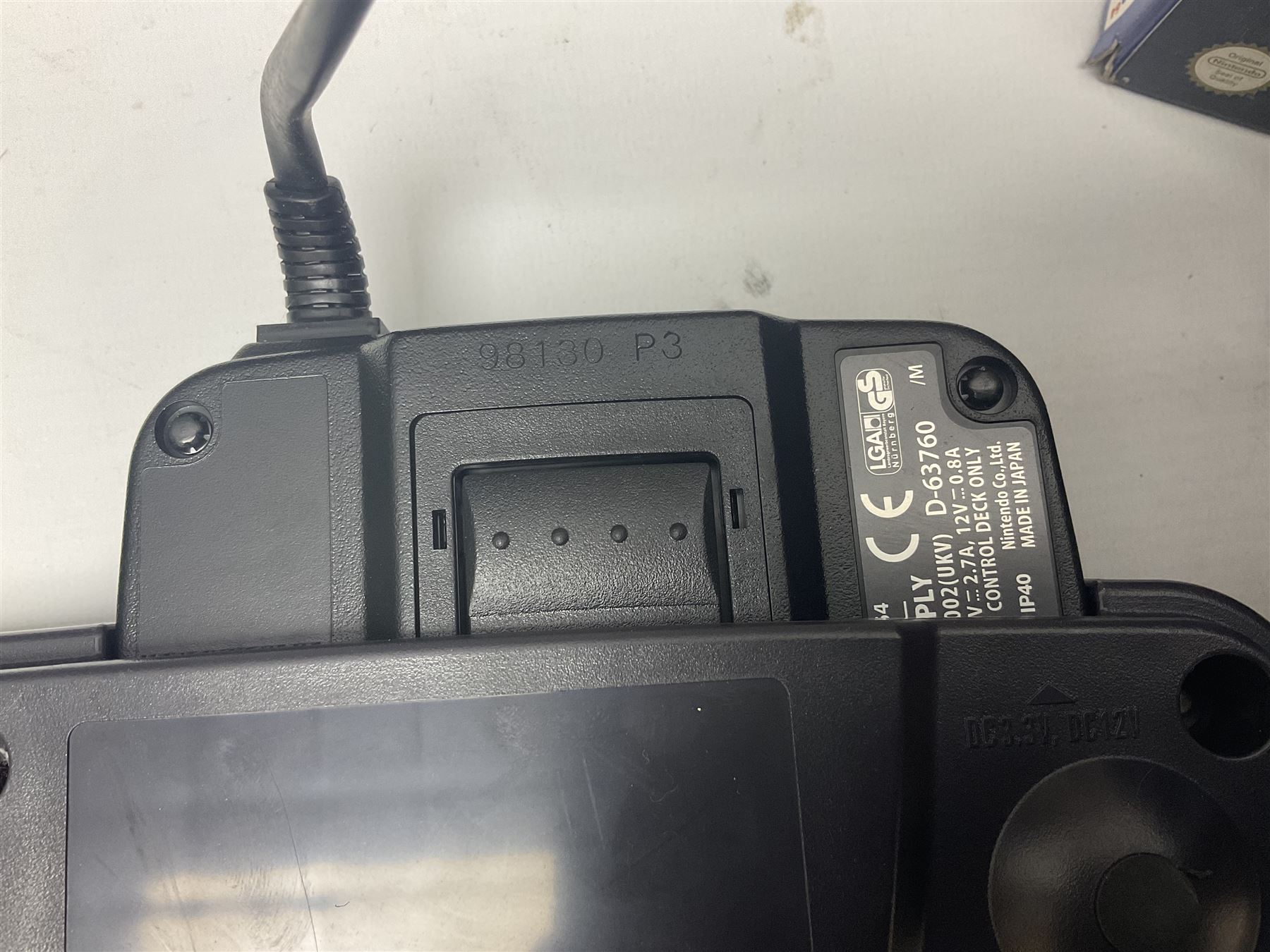 Nintendo 64 console, two controllers, games and accessories. Accessories to include the ‘Tremorpak’ and ‘Spook’ 2 Phono plugs and a S-VHS plug with adapter, both in original boxes. Games to include ‘Golden Eye 007’, ‘Doom 64’, ‘Killer Instinct Gold’, ‘Tetrisphere’, ‘F-1 World Grand Prix’, ‘Pilotwings 64’ and ‘Lylatwars’ with ‘Rumble Pak’, all with original boxes and instruction manuals. ‘Star Wars Episode I Racer’ game cartridge in Shadows of the Empire box. 