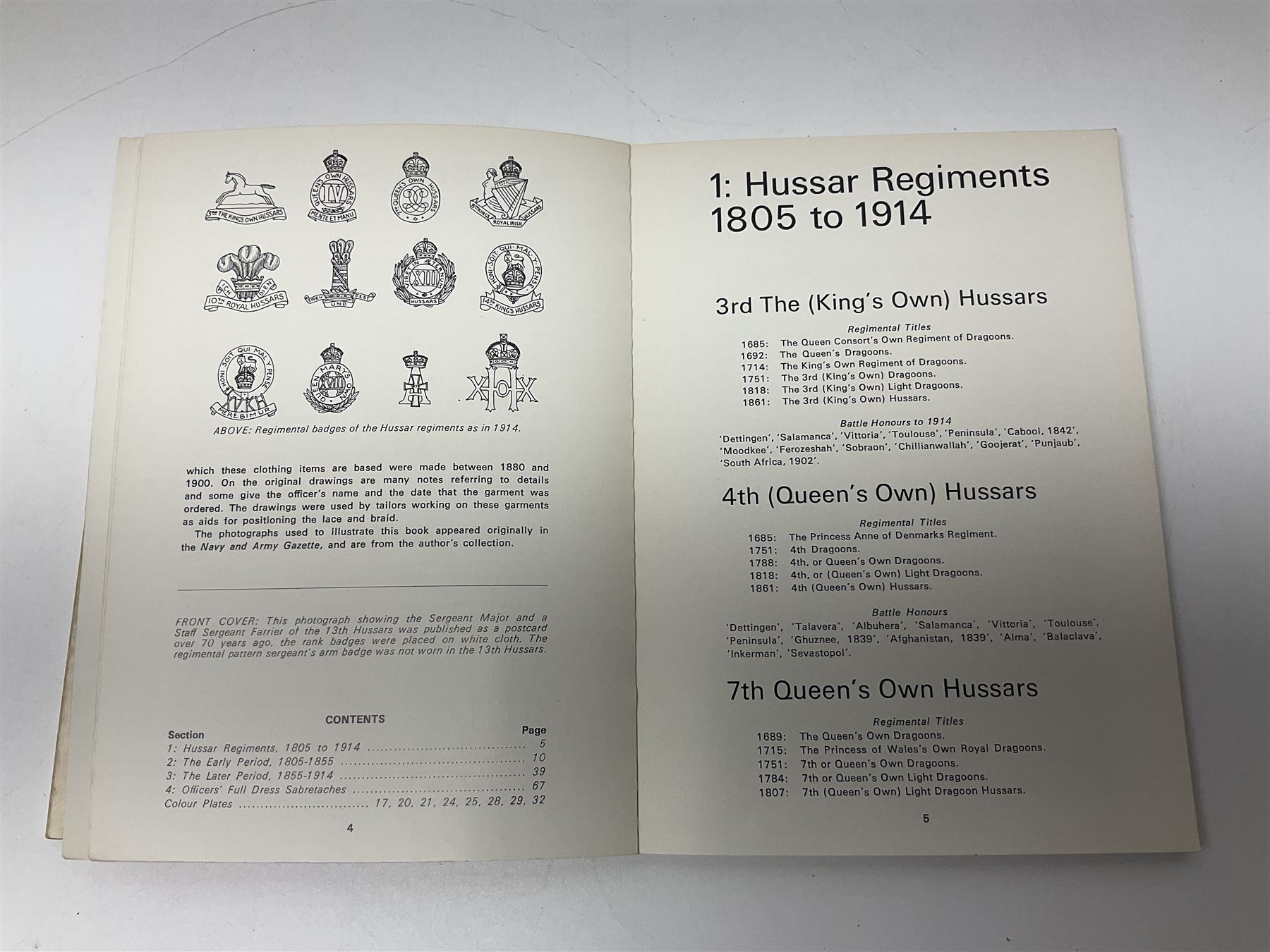 Seven military reference books - Histoire Mondiale Des Parachutistes; Yves Debay: French Foreign Legion  Paratroopers; Bragg & Turner: Parachute Wings; Barney White-Turner: Horse Guards; and three works on uniforms/standards (7)