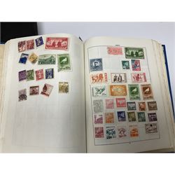 Accumulation of Great British and World stamps including Australia, Canada, France, Malaya, Great British including King Edward VII, South Africa etc, in albums/folders, in one box