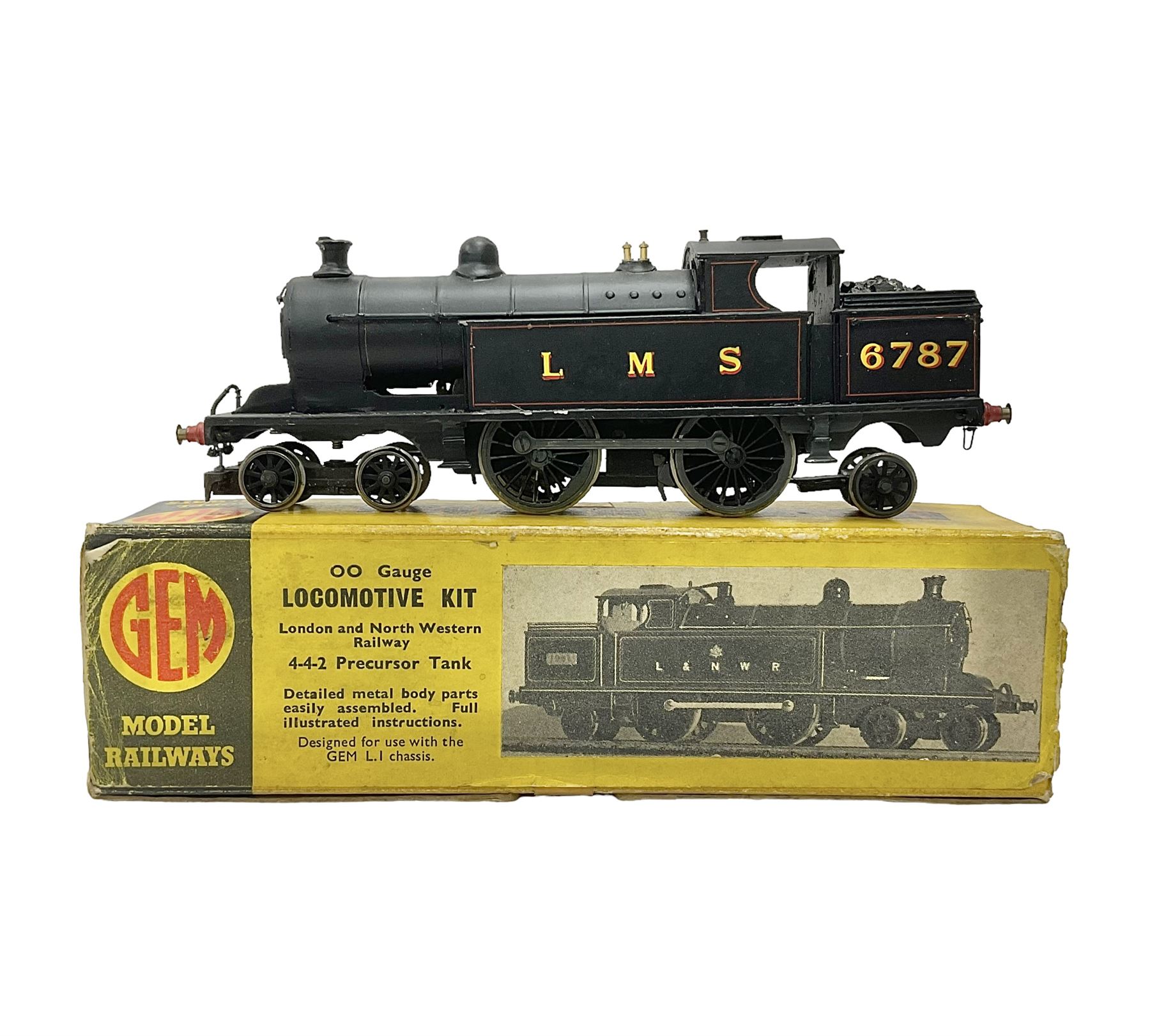 GEM '00' gauge kit built LNWR/LMS Precursor Tank 4-4-2T