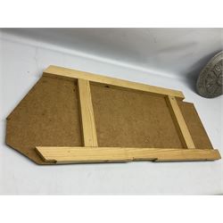 Railway Interest; Cast iron LNWR railway bridge plate, together with cast iron sign ' Nevers S.N.C.F 040.TX.47' and reproduction Great Eastern Railway cast metal wall plaque