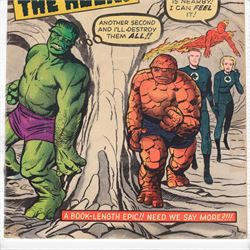 Marvel Silver Age 1963 'The Fantastic Four' issue #12 - the first meeting of The Fantastic Four and The Incredible Hulk