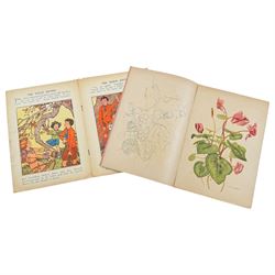 Collection of vintage children's picture books and comics 