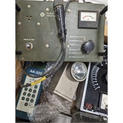 Electrical testing equipment and similar, to include Levell Transistor RC Ocillator type TG 150M, PYE Function Tester, RigExpert AA-200, etc