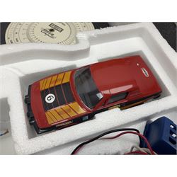 Scalextric - Set 300 with TR7 rally cars, controllers, power unit, track and paperwork; boxed