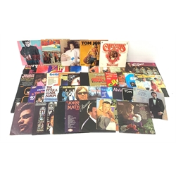 Over eighty LP records, 1960s/70s/80s, including Roy Orbison, P.J. Proby, Gene Pitney, Johnny Cash, Brooklyn Dreams, Wet Wet Wet, New Order, Soft Cell, Buddy Holly, David Bowie, Bat City Rollers, Undertones etc