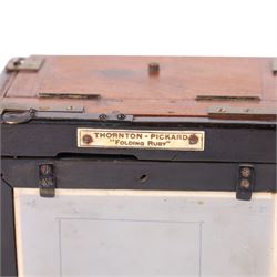 Thornton Pickard Folding Ruby plate camera, with C. P. Goerz Berlin Doppel-Anastigmat DRP lens, serial no. 105517