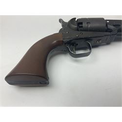 Modern Replica Models Japan non-firing copy of an 1851 Navy percussion cap revolver, .36 cal, boxed with paperwork, L31cm - Disposed 25.06.25 - Notified 24.07.25