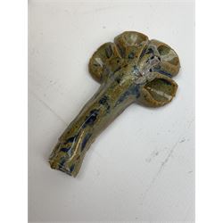 Four Cheval Ceramics figures modelled as ponies, together with a number of studio pottery figures of dragons. 