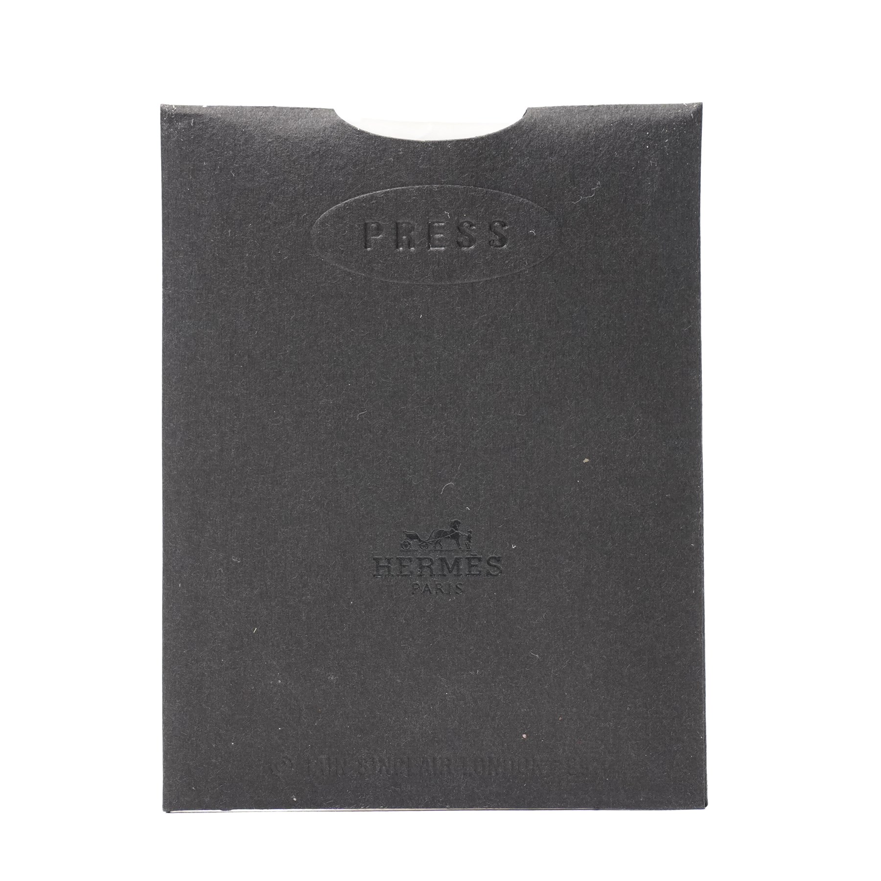 Hermès - ‘Press’ pocket torch, with orange leather sleeve