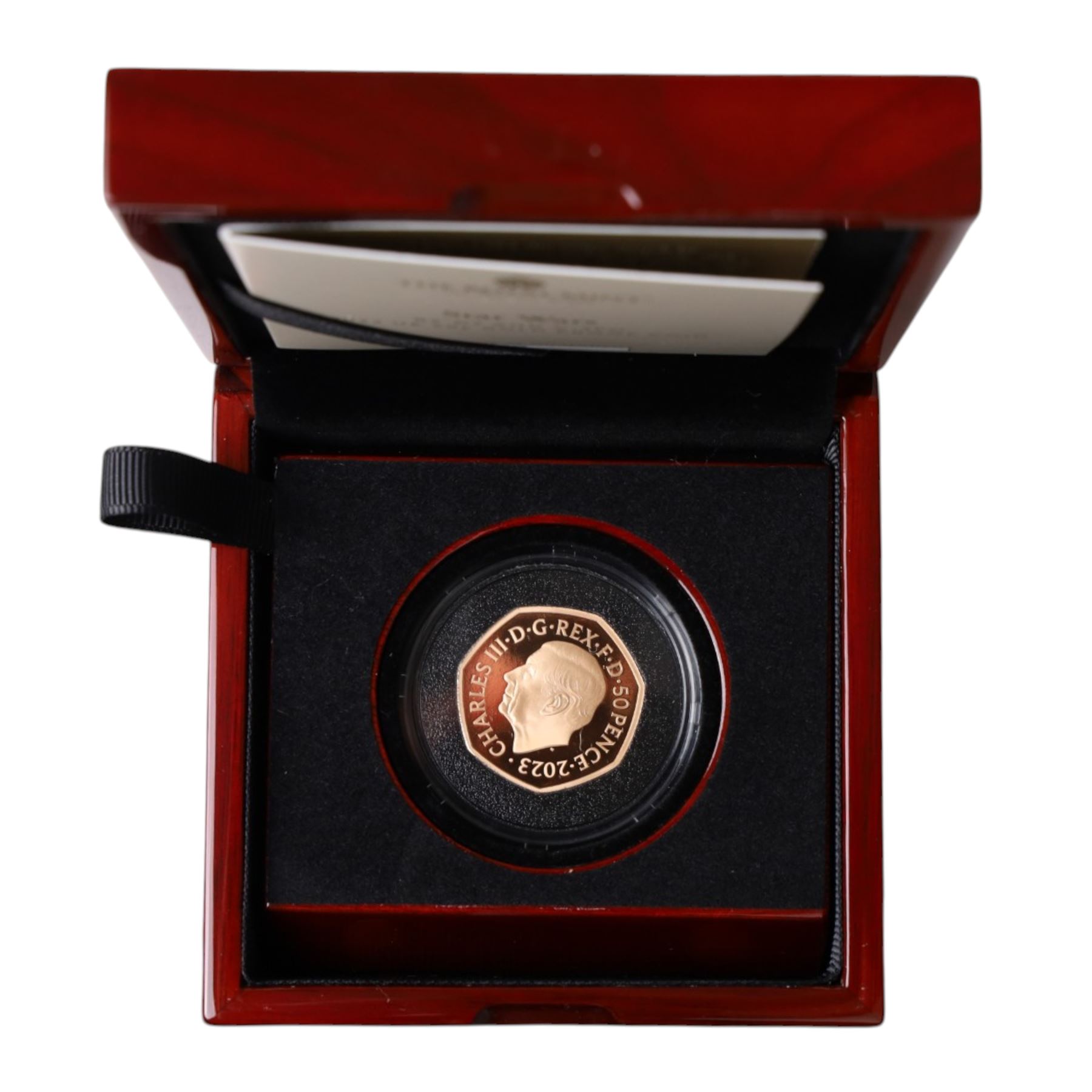 The Royal Mint United Kingdom 2023 'Star Wars R2-D2 and C-3PO' gold proof fifty pence coin, cased and boxed with certificate