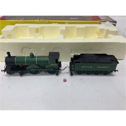 Hornby ‘00’ gauge - Class T9 4-4-0 locomotive Collector Centre Special 118/1200 no.30119 in BR green; Class 06 2-8-0 locomotive no.7675 in LNER black; West Country Class 4-6-2 locomotive ‘City of Wells’ no.34092 in BR green; in original boxes (3) 