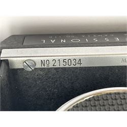 Mamiyaflex C3 TLR camera body, serial no. 215034, with 'Mamiya Sekor 1:2.8 f80mm' lens serial no. 765932