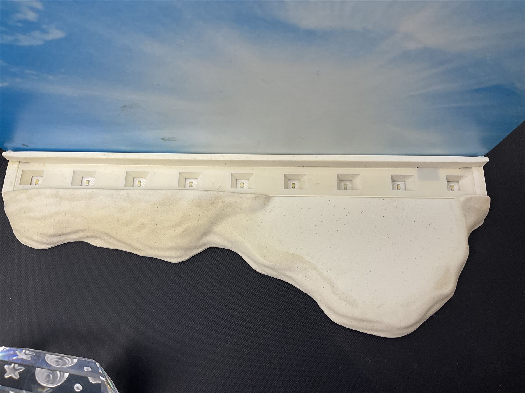 Swarovski Crystal, Wonders of the Sea Trilogy: 'Eternity', 'Community' and 'Harmony', all with stands and plaques, H20cm