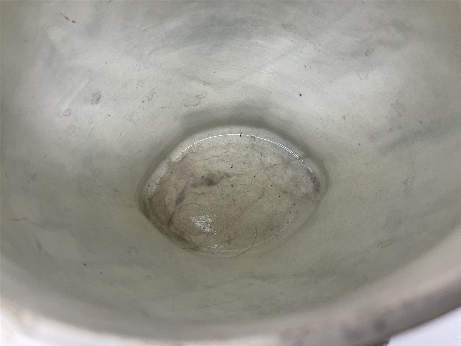 Early 19th century Prattware jug, circa 1800, decorated with two heart shaped panels of children, titled Sportive Innocence and Mischievous Sport, further decorated with acanthus and foliate borders, H22cm