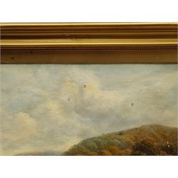 William Henry Waring (British 1886-1928): Harvesting, oil on canvas signed 35cm x 45cm