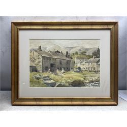 Frank Bradshaw (British 1884-1969): 'Braithwaite near Keswick', watercolour signed, titled verso 24cm x 35cm 
