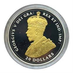 Four Royal Canadian Mint fine silver twenty dollar coins, comprising 2016 '1916 The Somme Offensive', 2016 'A Celebration of Her Majesty's 90th Birthday', 2017 '1917 The Battle of Vimy Ridge' and 2018 'The 1908 Sovereign 110th Anniversary of the Royal Canadian Mint', all cased with certificates