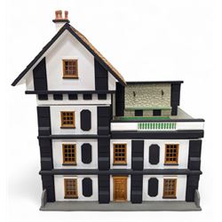 1:24 scale four-storey tudor-style dolls