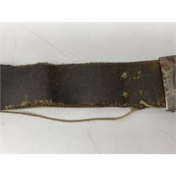 WW2 German Hitler Youth belt, the buckle marked 'Blut Und Ehre' and impressed RZM M/4/55 verso; and another Hitler Youth belt with similarly marked buckle (2)