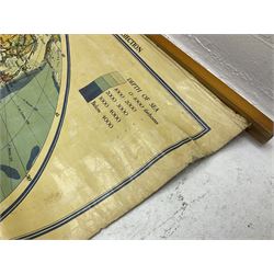 Large Philip's Map of the World educational world map, W183cm