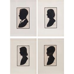 Capt. Harry Lawrence Oakley (British 1882-1960): Mother Father and Two Children, set of fo...