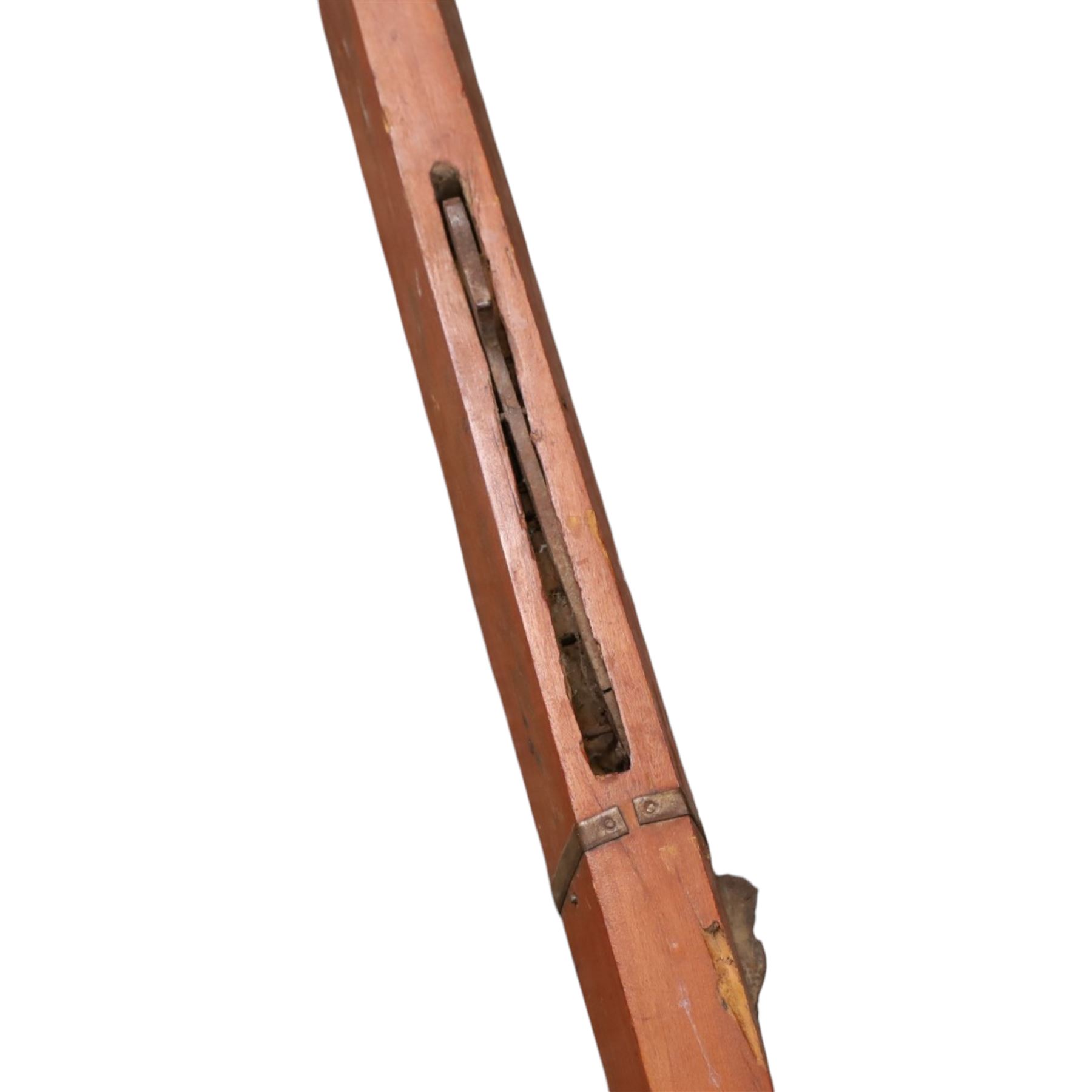  Indian matchlock jezail from the Royal Jaigarh Fort, Jaipur, the plain 69 inch barrel with flared muzzle, stamped to breech 'JPR/EXR/2/3808' on a full wooden stock, overall length 239cm, together with certificate of authenticity on Rajmahal Palace Office headed paper, dated 11th March 1978
