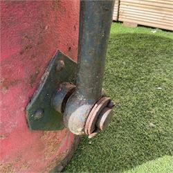 19th century large riveted steel smelting pot crucible  - THIS LOT IS TO BE COLLECTED BY APPOINTMENT FROM DUGGLEBY STORAGE, GREAT HILL, EASTFIELD, SCARBOROUGH, YO11 3TX