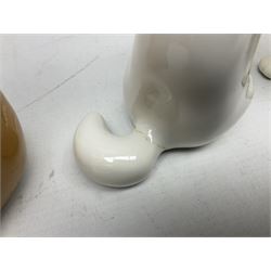 Collection of Russian Lomonosov USSR animal figures, to include  lynx, tiger, red panda, sealion, panada, etc 