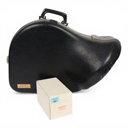 Boosey & Hawke B&H 400 French horn, in fitted hard case with Denis Wick mute