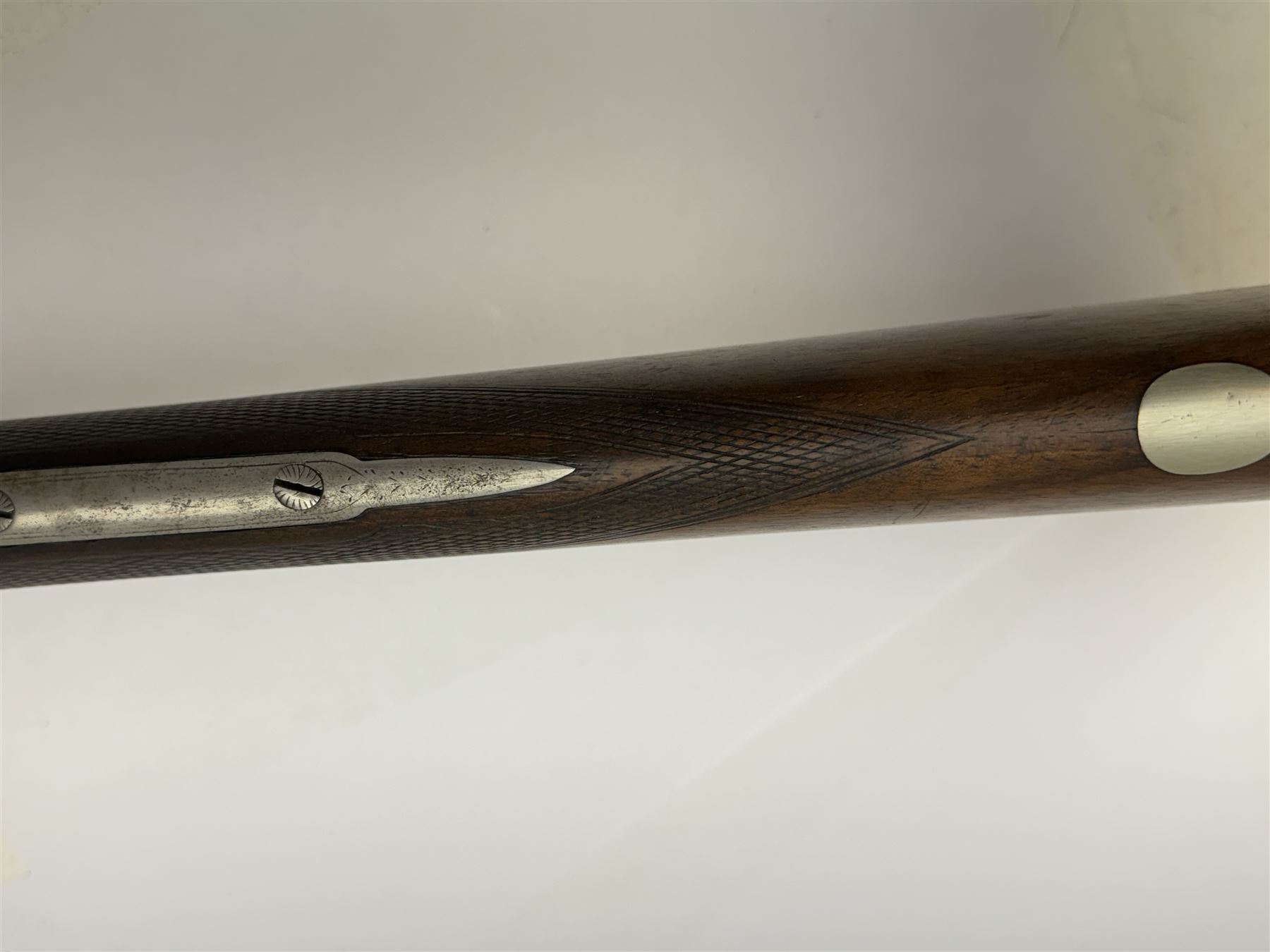 SHOTGUN CERTIFICATE REQUIRED - English 12-bore double trigger side by side double barrel shotgun serial no. 147696 