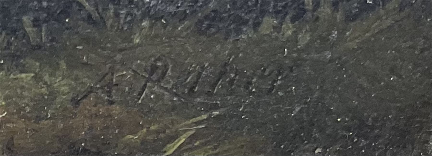 Abraham Pether (British 1756-1812): Figure with a Donkey in Wooded Countryside, oil on canvas signed 18cm x 23cm