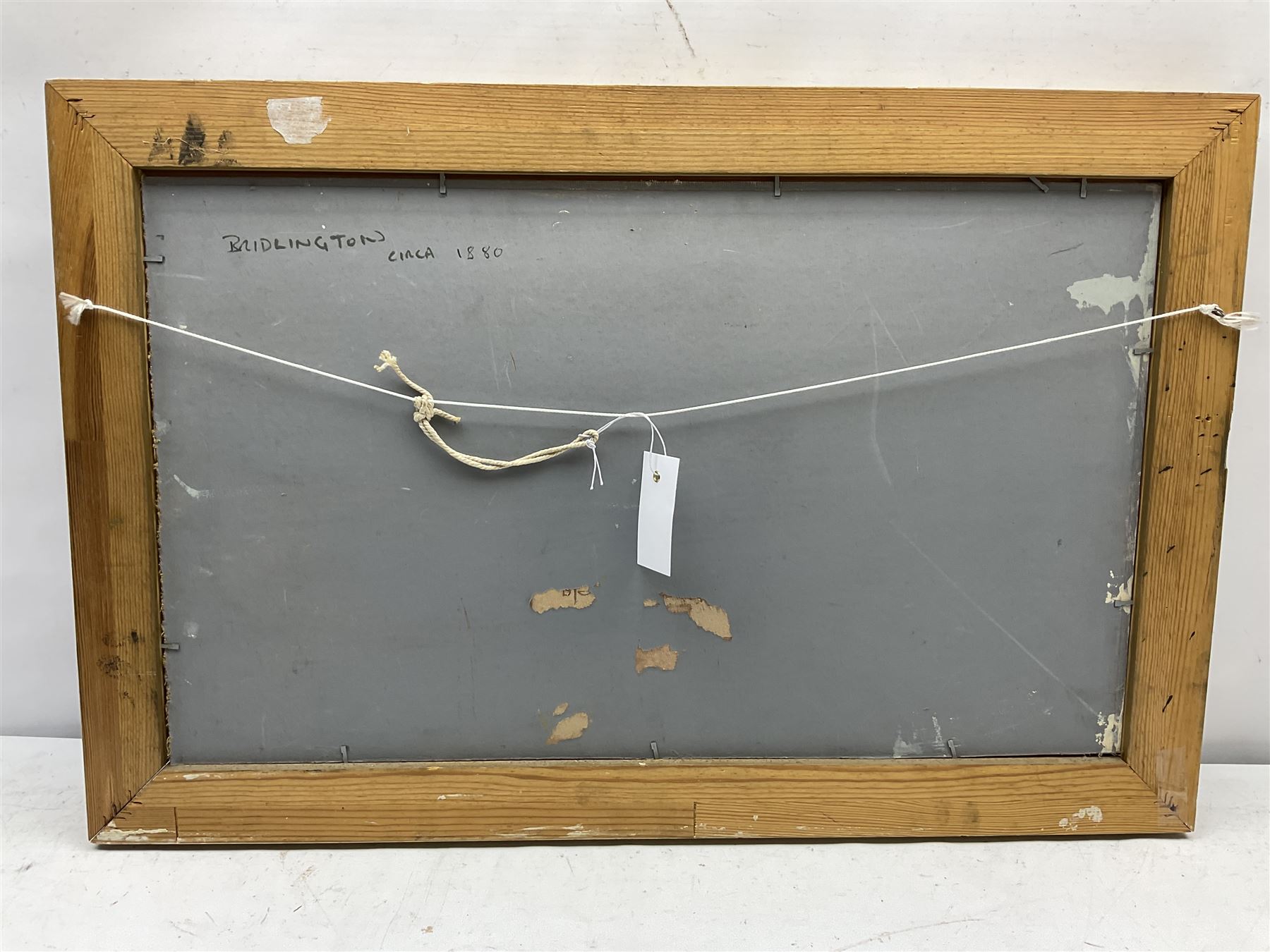 Max Parsons ARCA (British 1915-1998): 'Bridlington', oil on bard signed and titled 34cm x 58cm