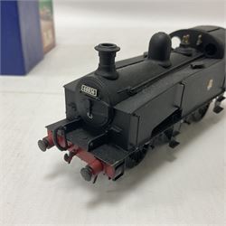 ‘00’ gauge - kit built NBR (Class B-Reid) LNER/BR J35/1/2/4/5 0-6-0 steam locomotive and tender no.64480, finished in BR black with DJH Models box; with further kit built Class J50 0-6-0T locomotive no.68936, finished in BR black (2)