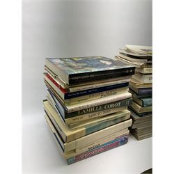 Collection of Art reference books, mostly regarding Impressionism and Post-Impressionist, to include examples on Van Goth, Manet, etc., plus a set of Metropolitan seminars on art. 