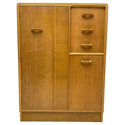 G-Plan - mid 20th century teak tallboy o