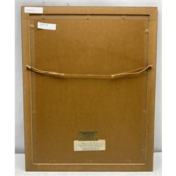 Robert E Fuller (British 1972-): Red Legged Partridges in Snow, limited edition colour print signed and numbered 15/850 in pencil 30cm x 22cm