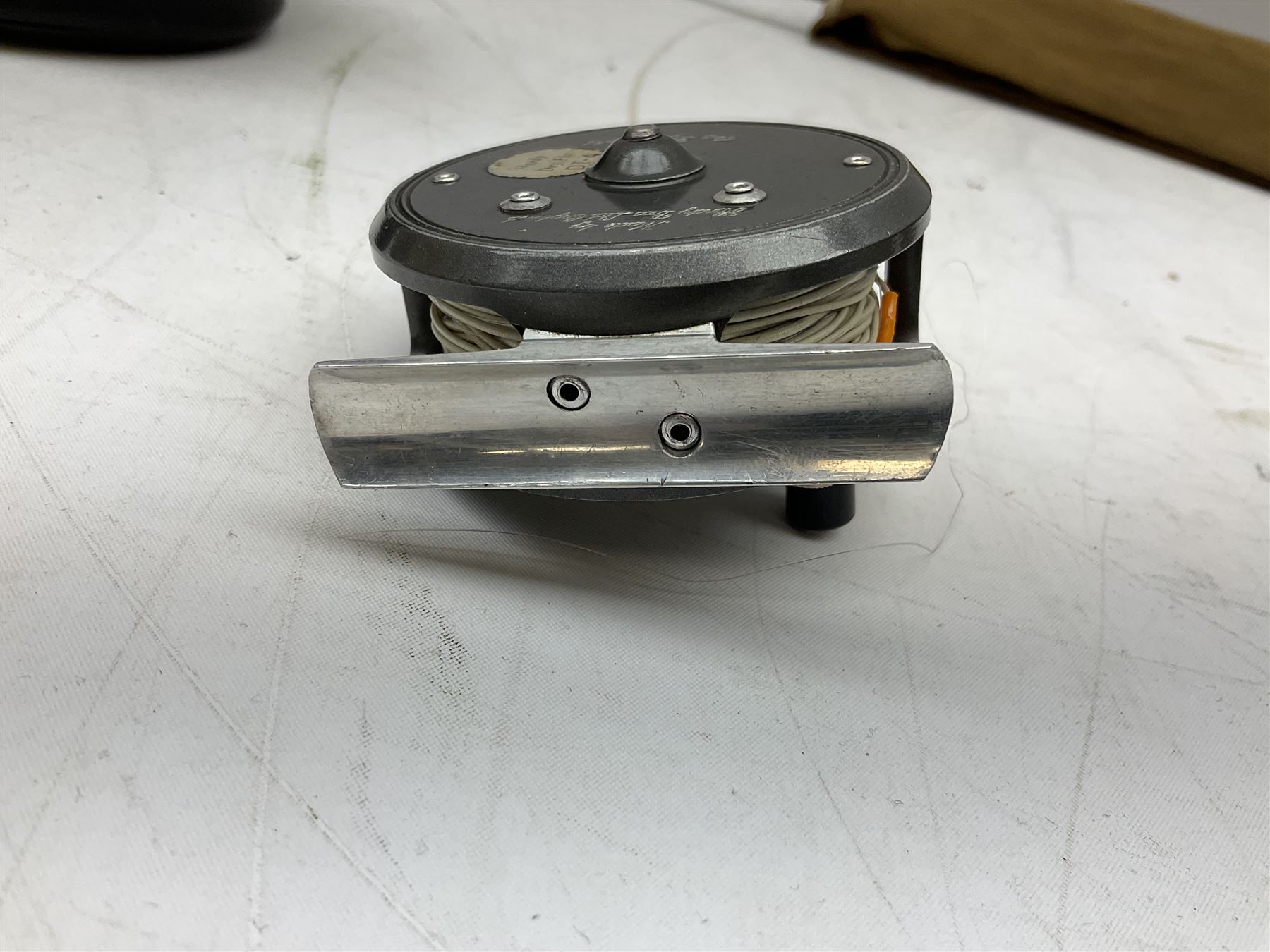Hardy Bros Ltd 'The Flyweight' 2 1/2 inch alloy fly reel, housed in a Hardy Bros (Alnwick) Ltd case