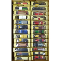  Twenty-six Matchbox Models of Yesteryear including promotional and vintage vehicles, all boxed  