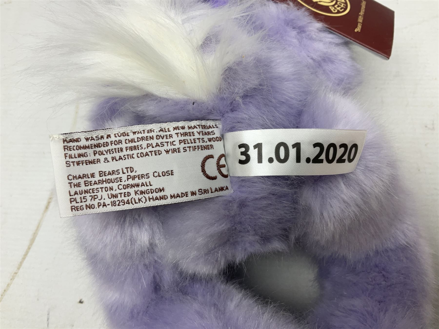 Charlie Bears rabbits - 'Pear Drop' CB2052340; 'Mila' CB2060050; and 'Dew Drop' CB2052350; all with labels (3)