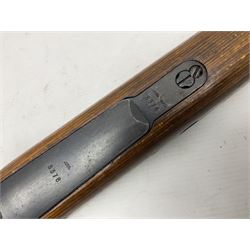 FIREARMS CERTIFICATE REQUIRED - BLANK FIRING Mauser 792 by 57 Mod.98 bolt action rifle marked BYF 41, re-proofed for .308 Winchester blank firing, with 61cm (24